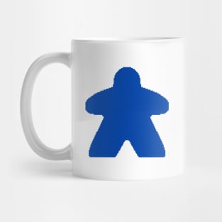 Blue Pixelated Meeple Mug